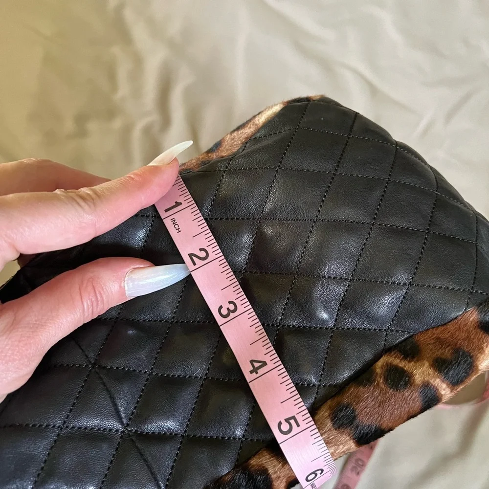 Jimmy Choo leopard calf hair and leather bag - Picture 4 of 16